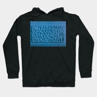 Texture - Blue Stone Wall Hoodie